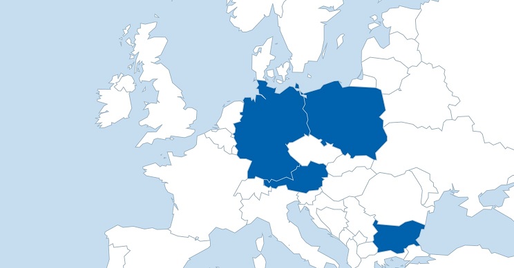Obchodní společnosti mapa