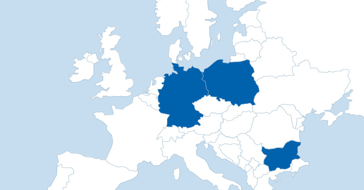 Obchodní společnosti mapa